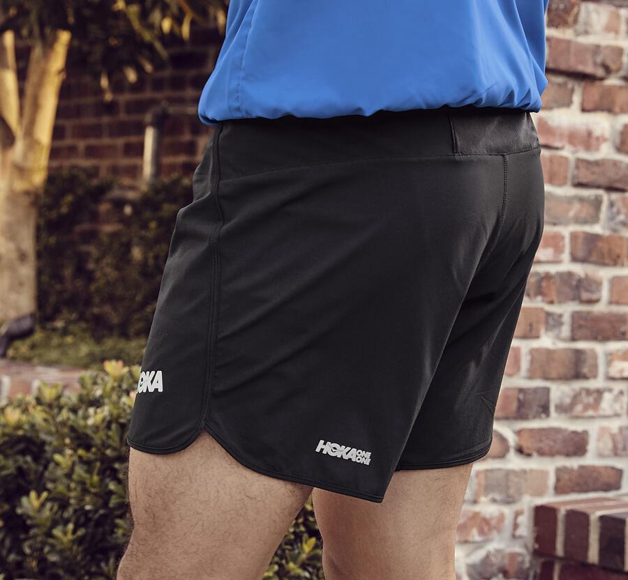 Shorts Mens - Hoka One One Performance - Black - WIUZVOK-61